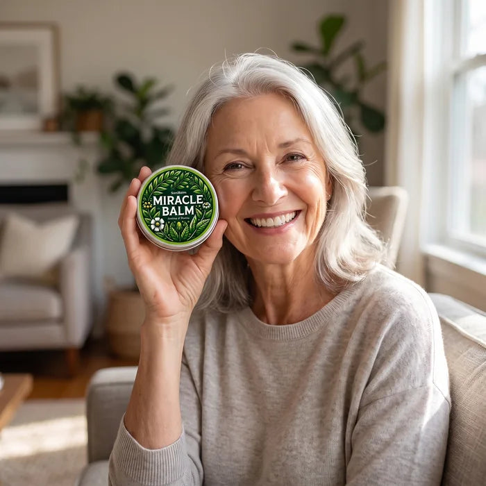 Holding the SoniBalm tin